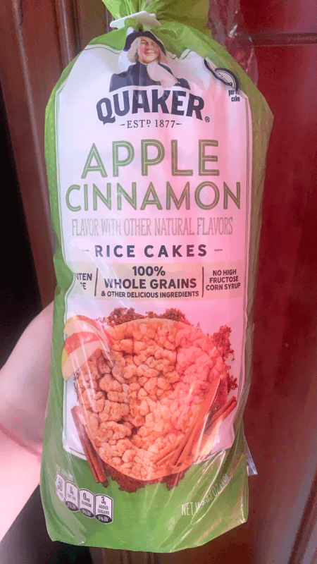 Quaker Rice Cakes Apple Cinnamon