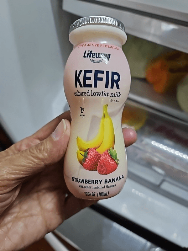 Lifeway Kefir Strawberry Banana Cultured Lowfat Milk
