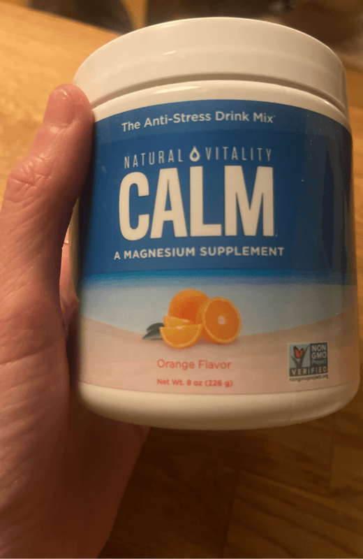 Natural Vitality Calm A Magnesium Supplement The Anti-Stress Drink Mix Orange Flavor
