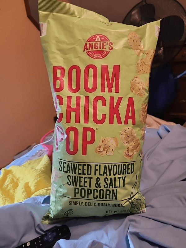 Angie'S Boom Chicka Pop Seaweed Flavoured Sweet & Salty Popcorn