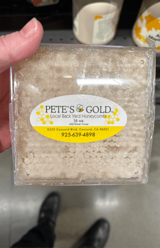 Pete'S Gold Local Back Yard Honeycomb Wild Flower Honey