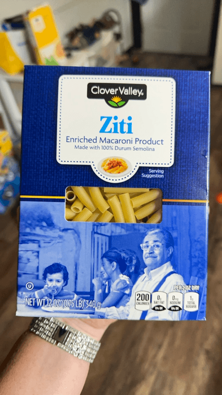 Clover Valley Ziti Enriched Macaroni Product