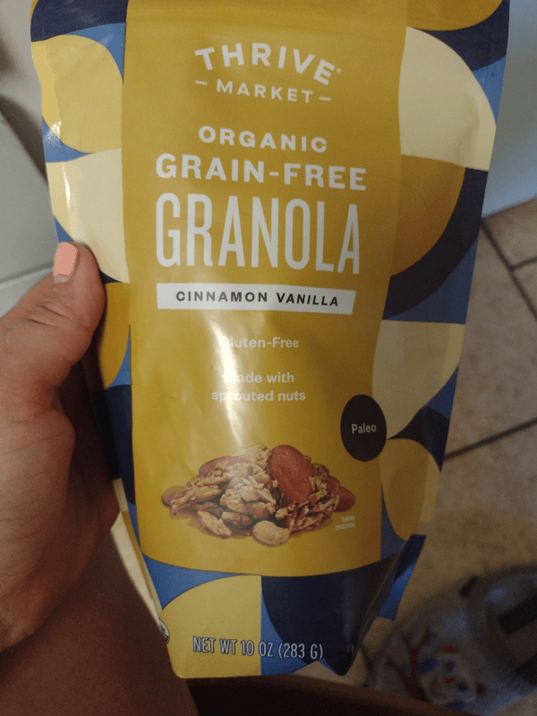 Thrive Market Organic Grain-Free Granola, Cinnamon Vanilla