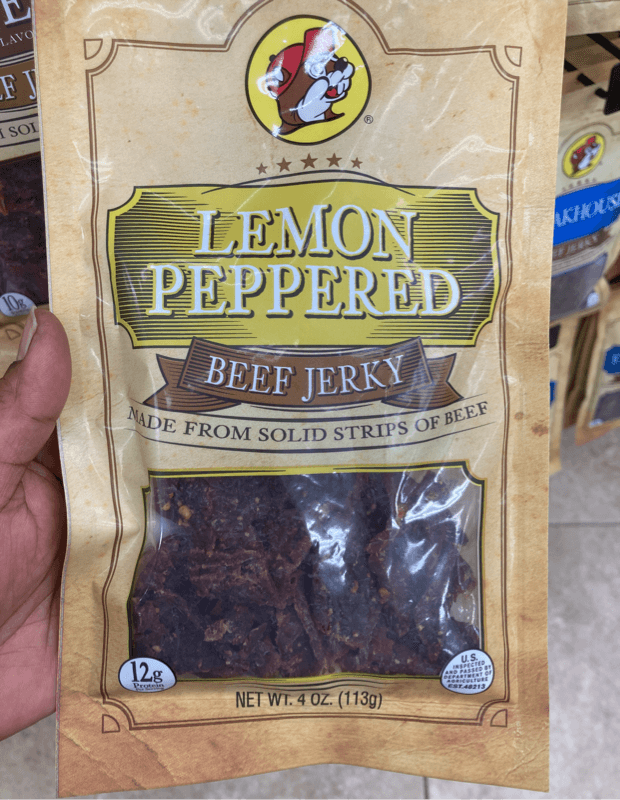 Buc-Ee'S Lemon Peppered Beef Jerky