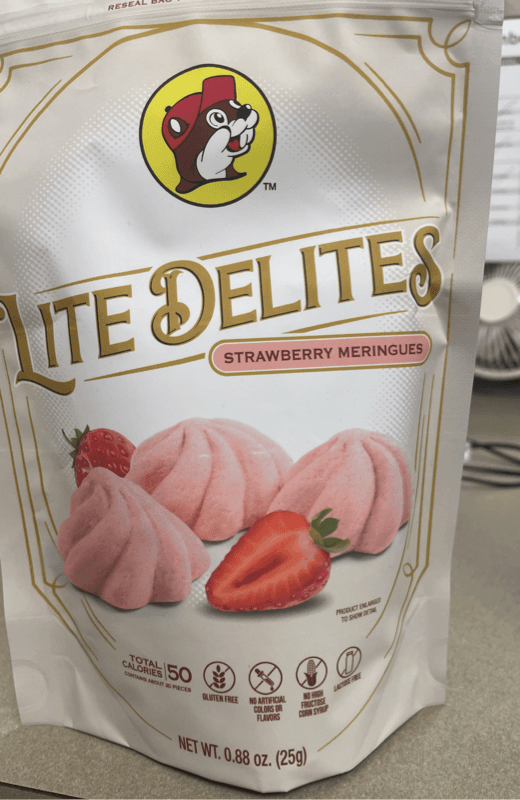 Buc-Ee'S Lite Delites Strawberry Meringues