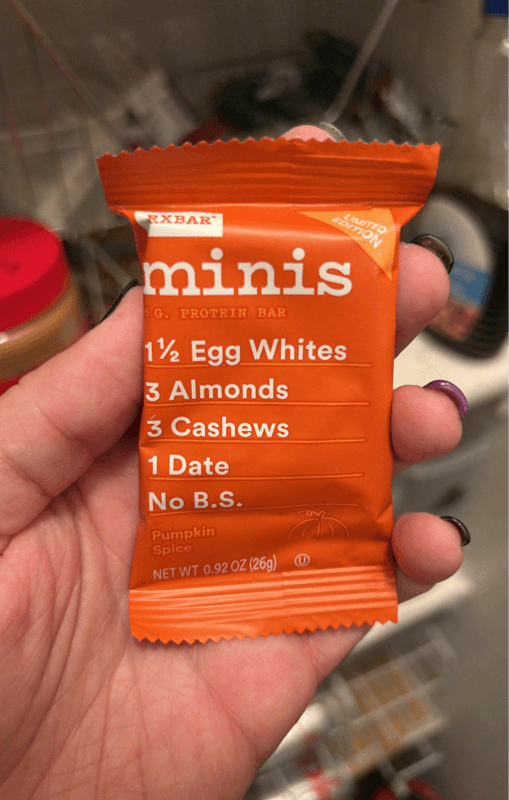 Rxbar Limited Edition Pumpkin Spice Minis Protein Bar