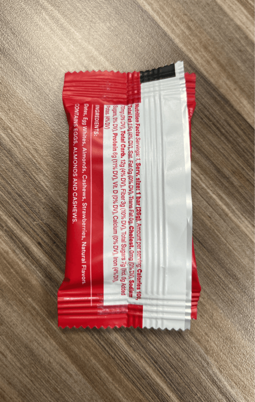 Rxbar Minis Strawberry Bar