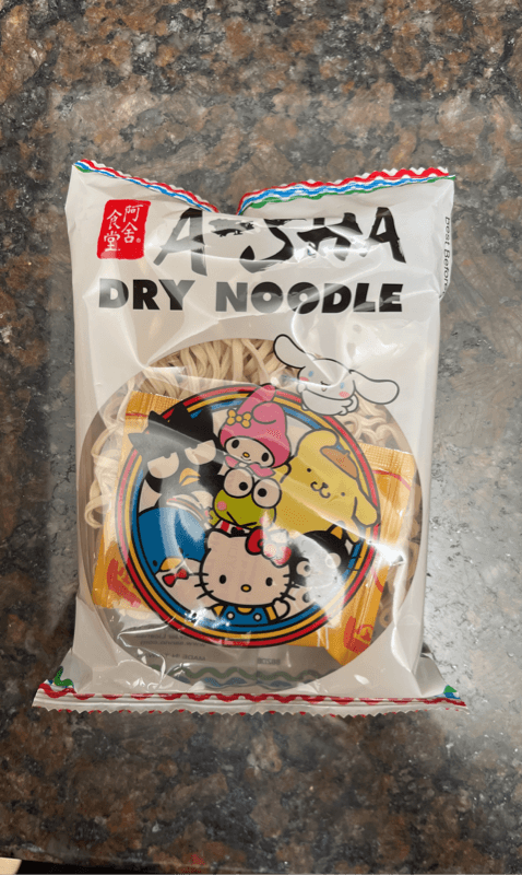 A-Sha Hello Kitty And Friends Dry Noodles