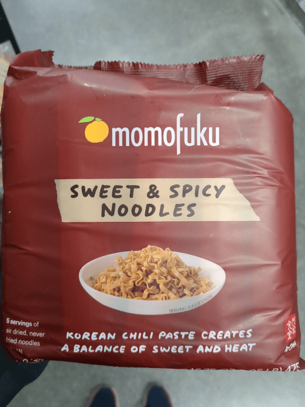 Momofuku Sweet & Spicy Noodles