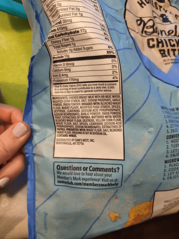 Member'S Mark Homestyle Boneless Chicken Bites