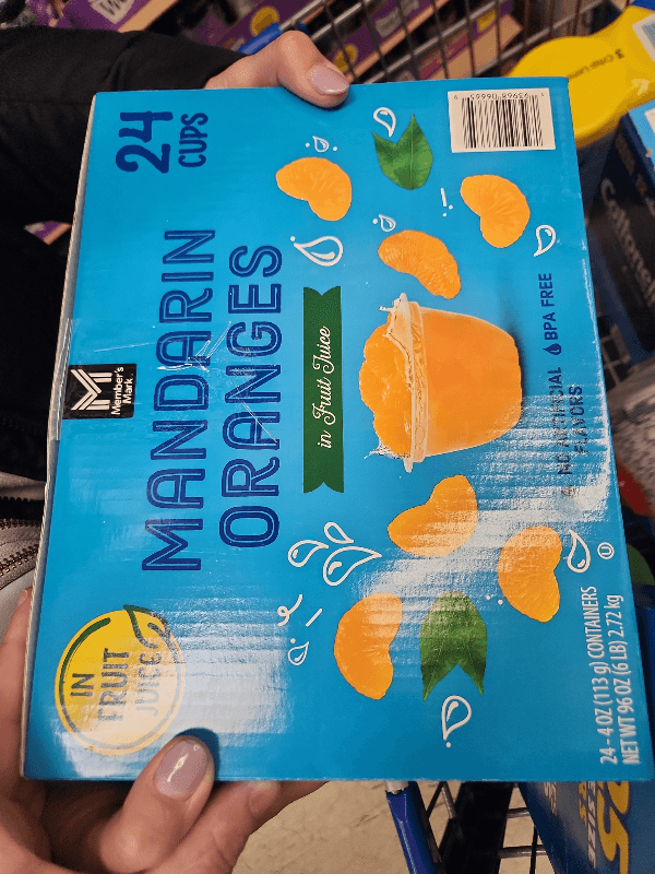 Member'S Mark Mandarin Oranges In 100% Fruit Juice
