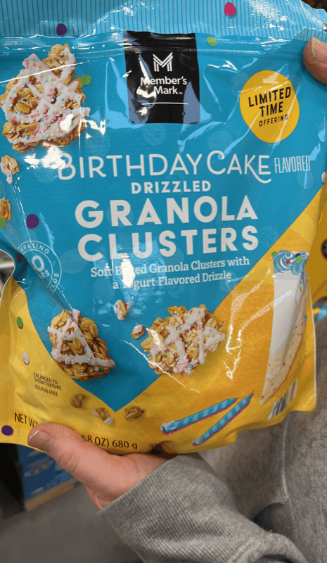 Member'S Mark Birthday Cake Flavored Drizzled Granola Clusters
