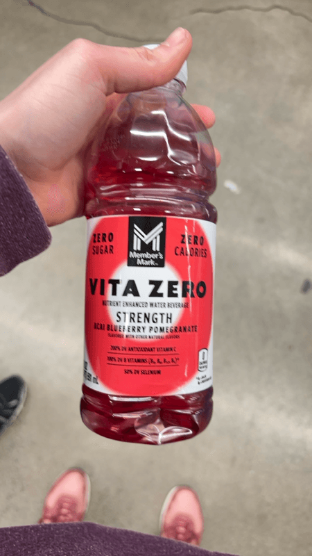 Member'S Mark Vita Zero Water Beverage Acai Blueberry Pomegranate