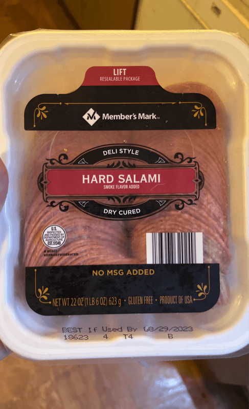 Member'S Mark Dry Cured Hard Salami