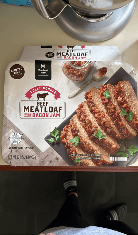 Member'S Mark Fully Cooked Beef Meatloaf With Bacon Jam