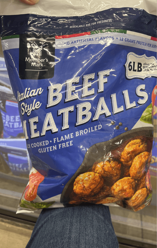 Member'S Mark Italian Style Beef Meatballs