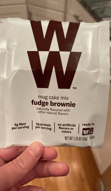 Ww Mug Cake Mix Fudge Brownie