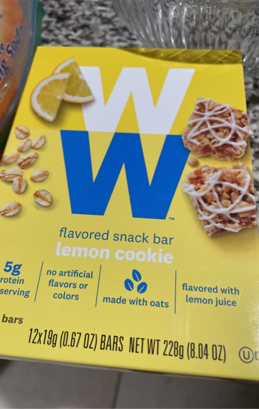 Ww Lemon Cookie Mini Bars