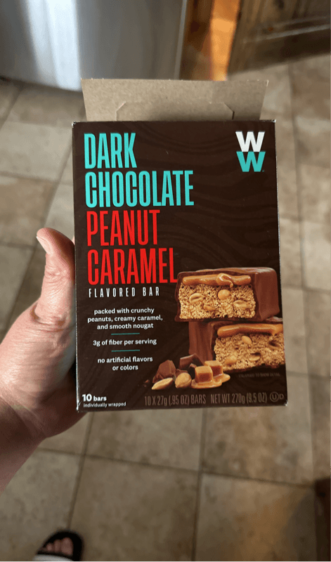 Ww Dark Chocolate Peanut Caramel Flavored Bar