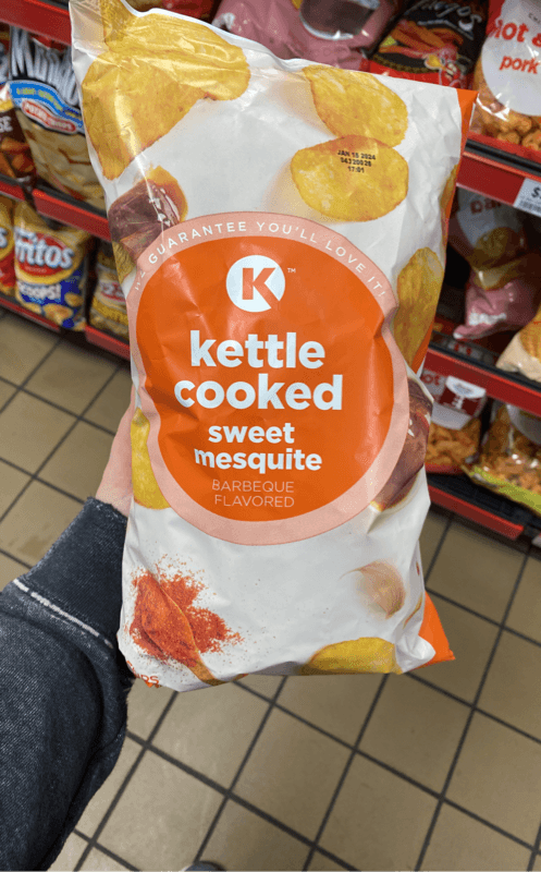 Circle K Kettle Cooked Sweet Mesquite Barbeque Flavored Potato Chips