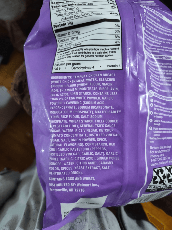 Great Value General Tso'S Chicken