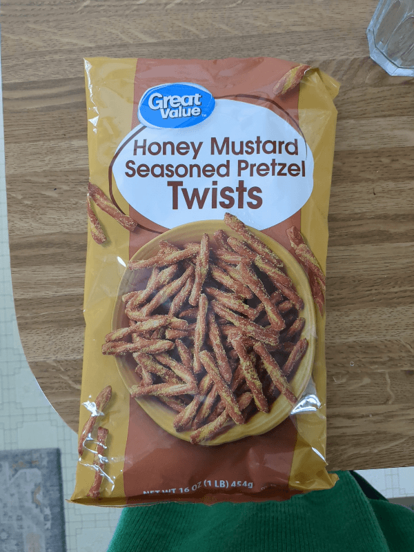 Great Value Honey Mustard Seasoned Pretzel Twists