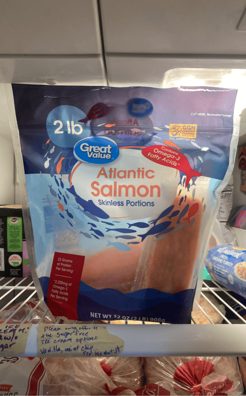 Great Value Atlantic Salmon Skinless Portions
