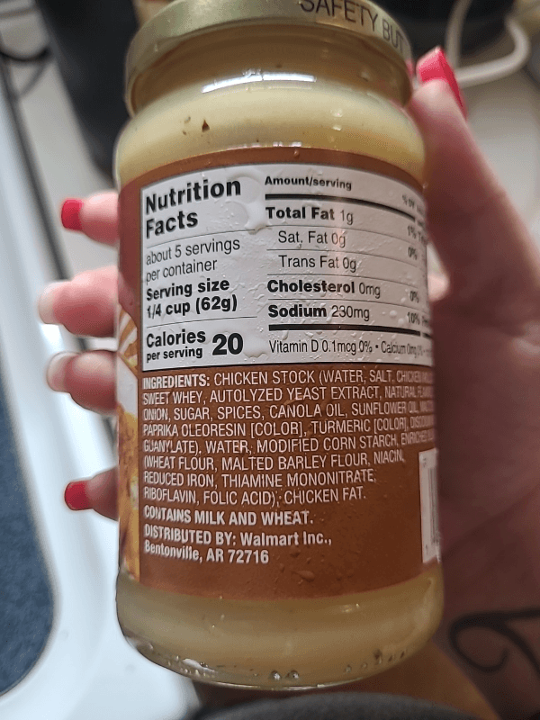 Great Value Homestyle Chicken Flavored Gravy