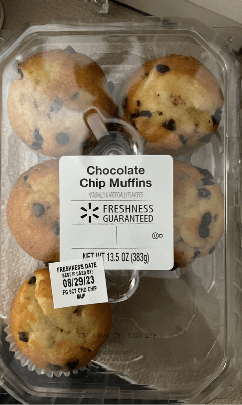 Freshness Guaranteed Chocolate Chip Muffins