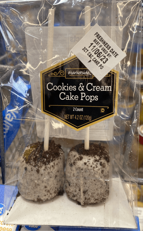 Marketside Cookies & Cream Cake Pops