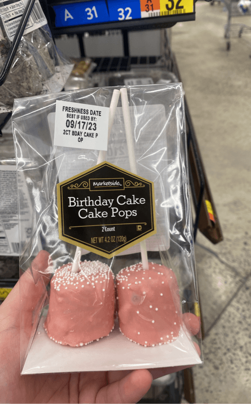 Marketside Birthday Cake Cake Pops