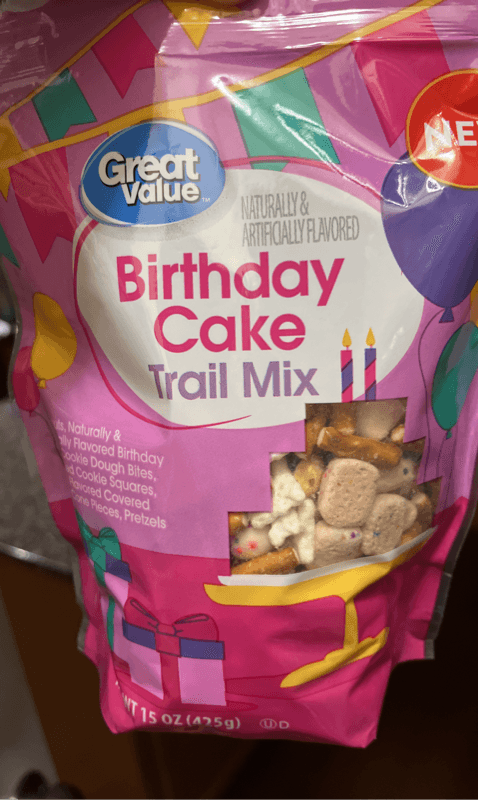 Great Value Birthday Cake Trail Mix