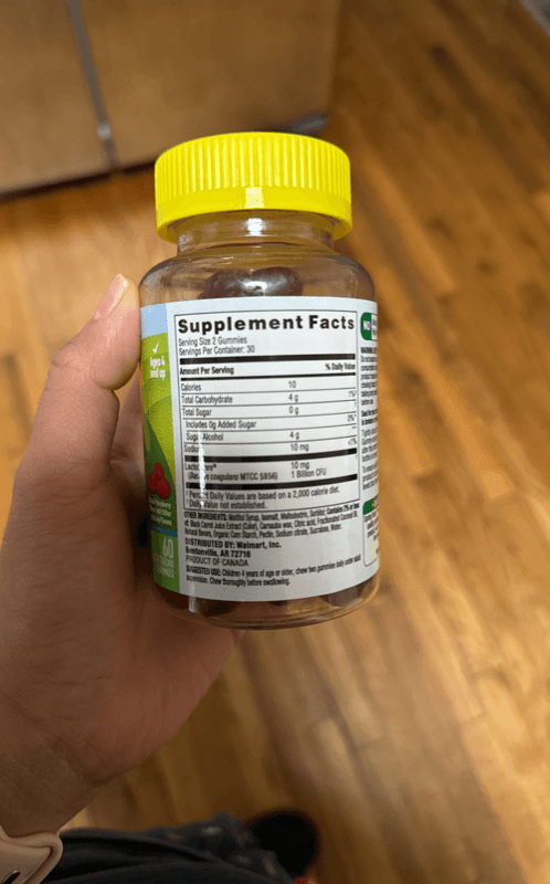 Spring Valley Zero Sugar Kids 1 Billion Cfu Probiotic Gummy