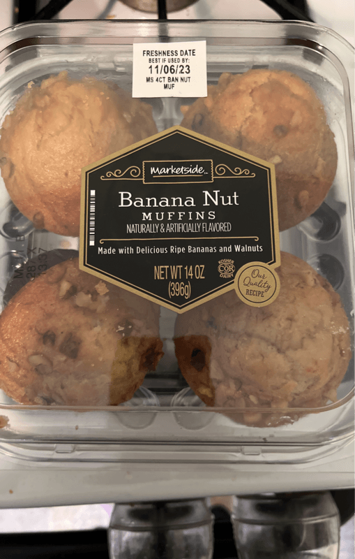 Marketside Banana Nut Muffins