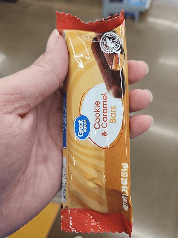 Great Value Cookie & Caramel Bar
