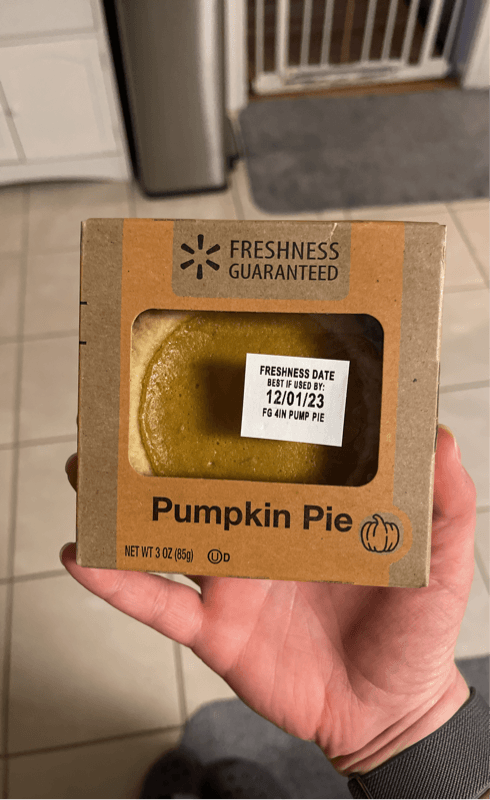 Freshness Guaranteed Pumpkin Pie