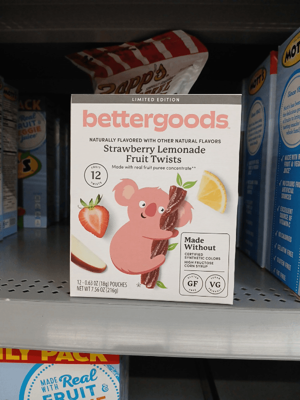 Bettergoods Strawberry Lemonade Fruit Twists
