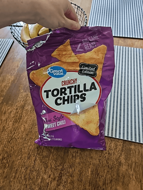 Great Value Crunchy Tortilla Chips Thai Style Sweet Chili