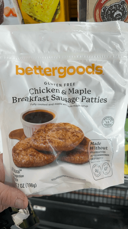 Bettergoods Chicken & Maple Breakfast Sausage Patties