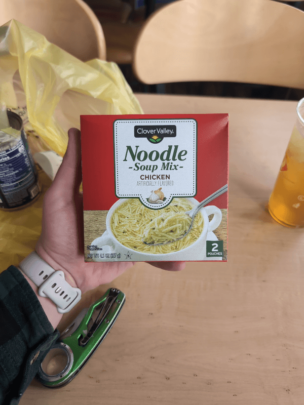Clover Valley Noodle Soup Mix Chicken 2 Pouches