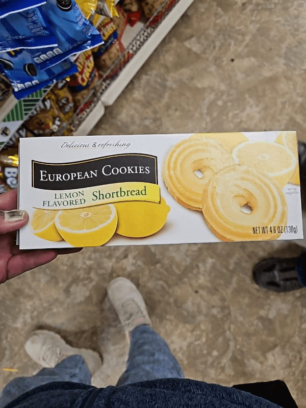 European Cookies Lemon Flavored Shortbread