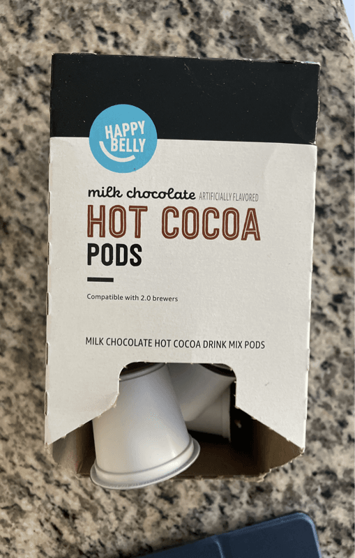 Happy Belly Milk Chocolate Hot Cocoa Pods Drink Mix