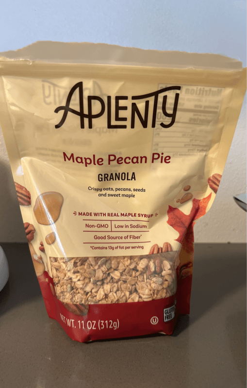 Aplenty Maple Pecan Pie Granola