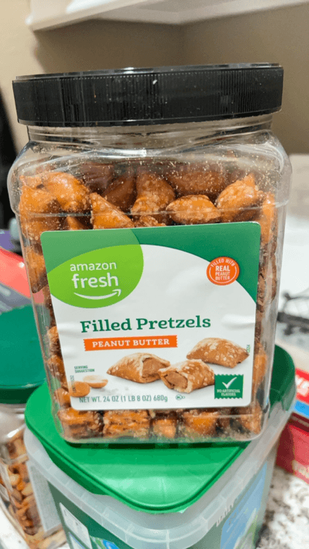 Amazon Fresh Peanut Butter Filled Pretzels