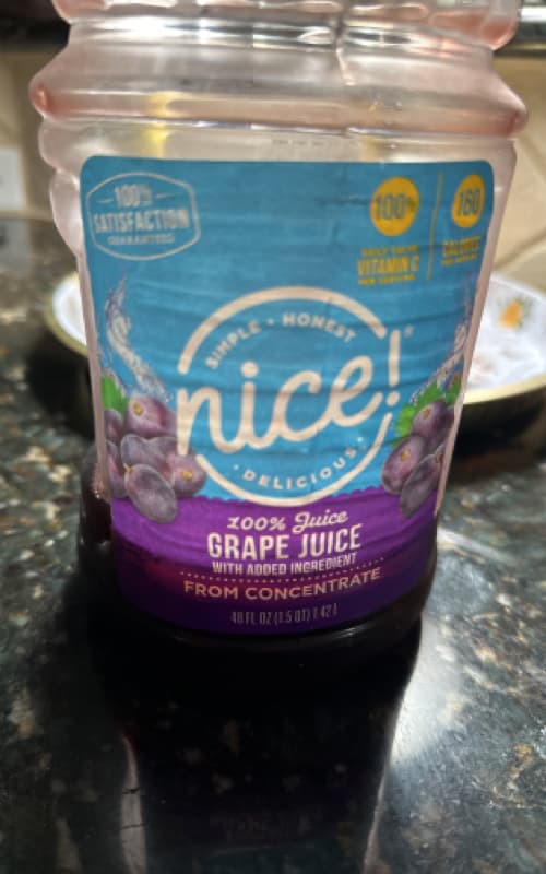 Nice! 100% Grape Juice