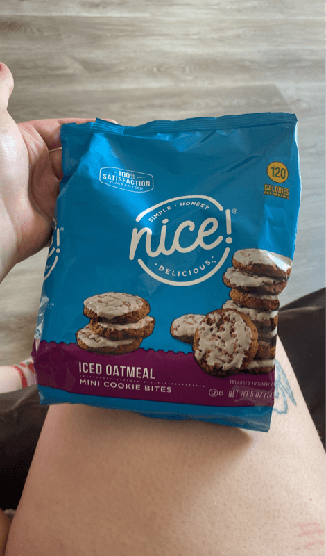 Nice! Iced Oatmeal Mini Cookie Bites