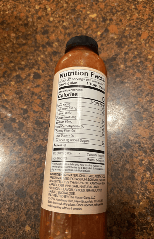 Flavor Gang Sriracha Maple The Flavor Don Sauce