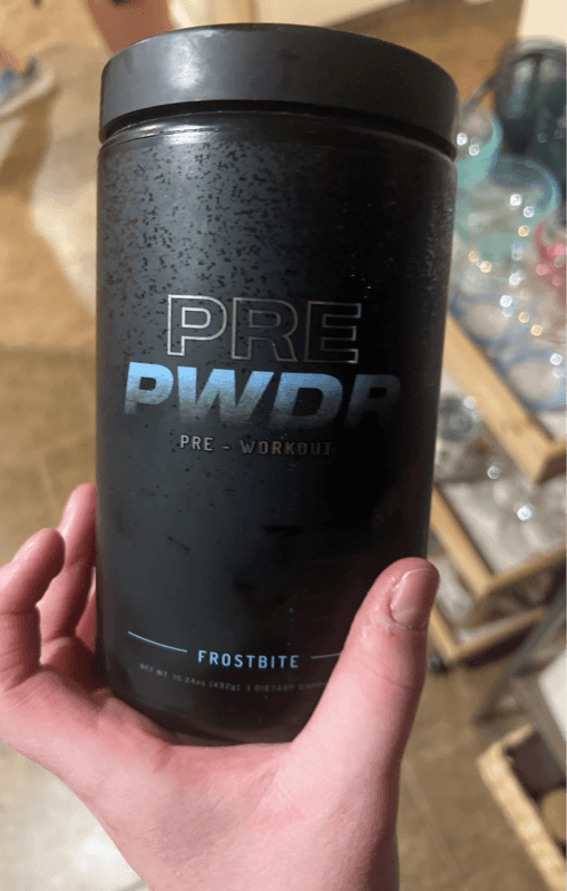 Pre Pwdr Frostbite Pre-Workout Powder