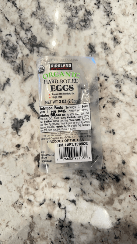Kirkland Signature Organic Hard-Boiled Eggs