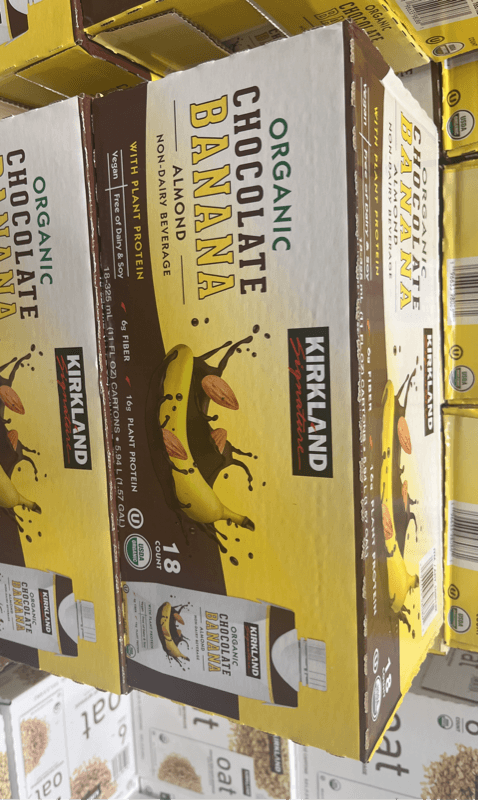 Kirkland Signature Organic Chocolate Banana Almond Non-Dairy Beverage